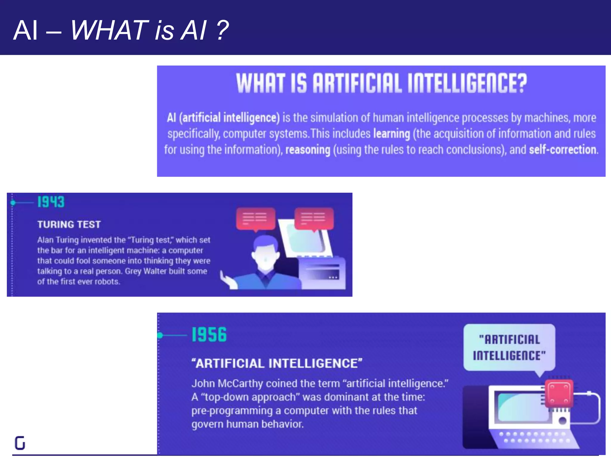 10
AI – WHAT is AI ?
 