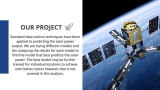 AI-Enabled Solar Power Forecasting Using Advanced Data Science Models ...