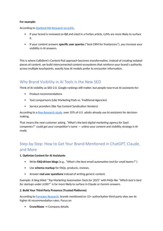 AI-First Search Strategy How to Get Your Brand Recommended by AI ...