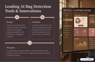 AI for Bug Detection & Test Coverage in Software Quality | PDF