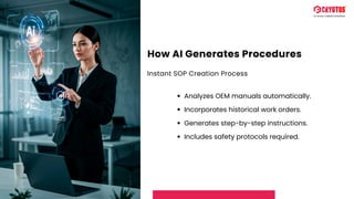 AI-Generated Maintenance Procedures for Scaled SOPs | PDF
