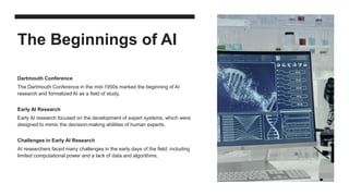 The History of Artificial Intelligence: From Early Beginnings to Modern ...