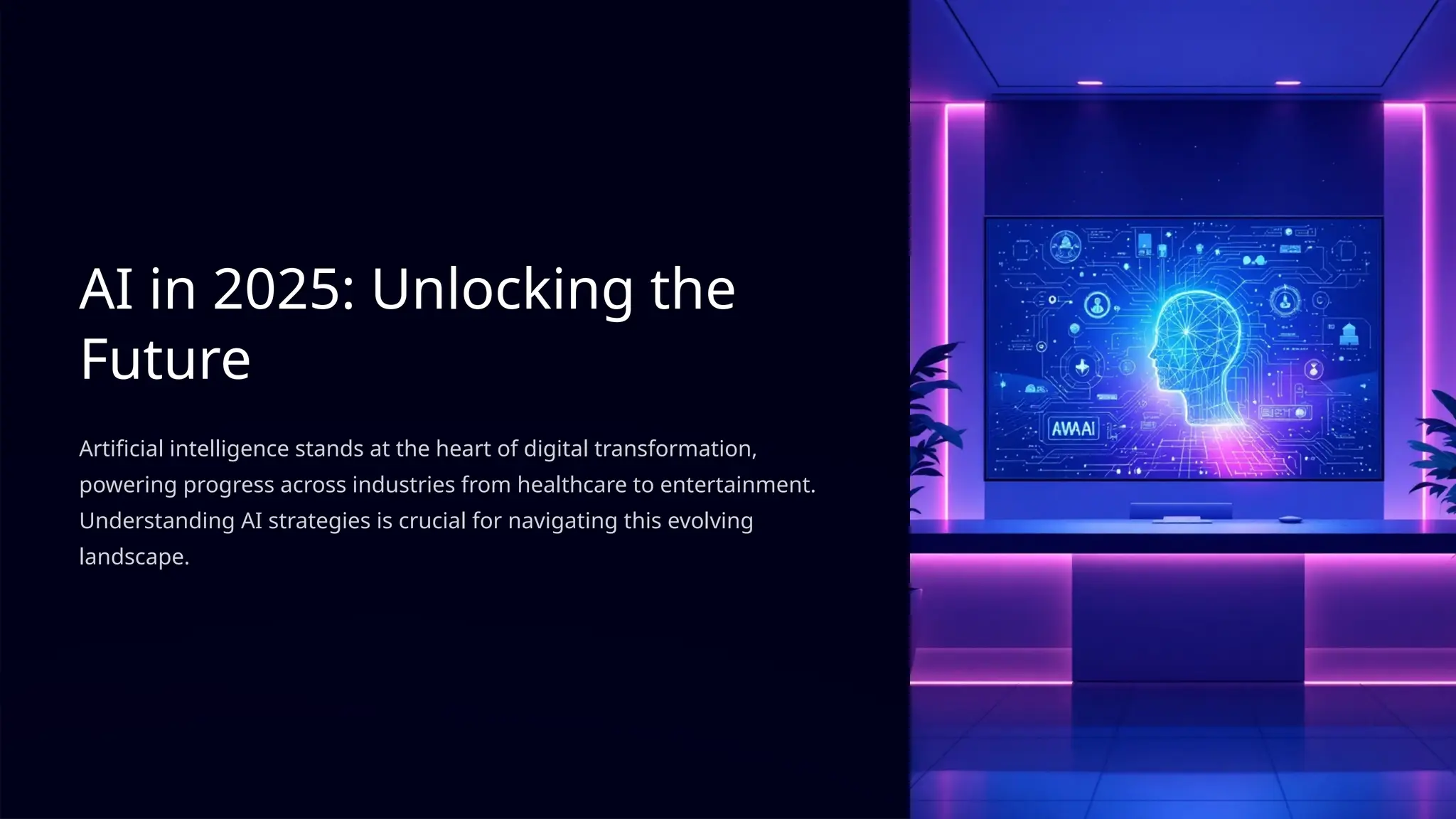 Unlocking the future with AI in 2025