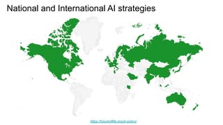 National and International AI strategies
https://futureoflife.org/ai-policy/
 