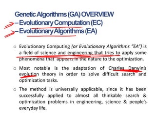 AI - Lec.7 - (Genetic Algorithms) AI genetic Algorithms for computer ...