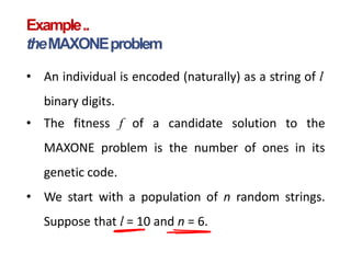 Maxone Problem AI - Lec.7 - (Genetic Algorithms) AI genetic Algorithms for computer ...