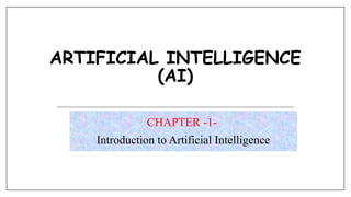 Artificial Intelligence for computer science | PPTX