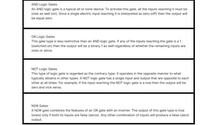 AI - Logic Gates | PPTX