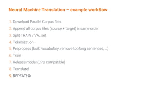 Ai meetup Neural machine translation updated