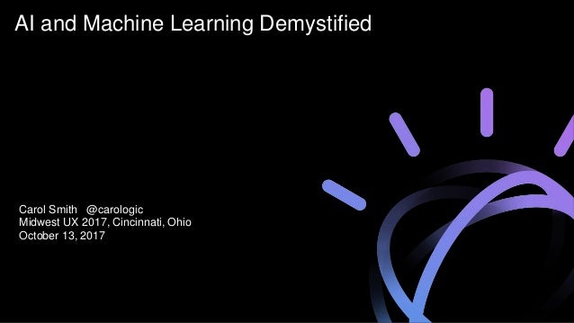 ai and machine learning