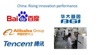 China: Rising innovation performance
 