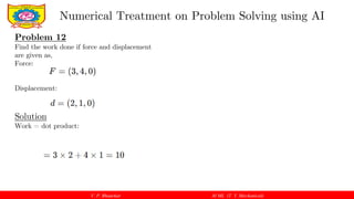 Numerical Problem Solving in AI and ML for Mechanical Engineering ...