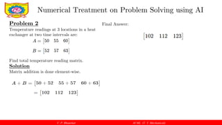 Numerical Problem Solving in AI and ML for Mechanical Engineering ...