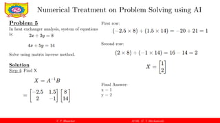Numerical Problem Solving in AI and ML for Mechanical Engineering ...