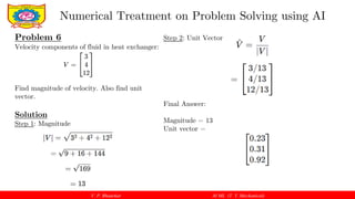Numerical Problem Solving in AI and ML for Mechanical Engineering ...