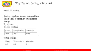 Foundations of Machine Learning: Feature Scaling and Selection in ...