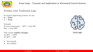 Fuzzy Logic Concepts and Applications in Mechanical Engineering Control ...