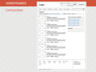 WIREFRAMES

CATEGORIA
 