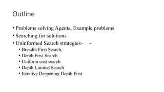 AI-Module 2 (3).pptx 1 - - Module–2: Problem solving based on | PPTX