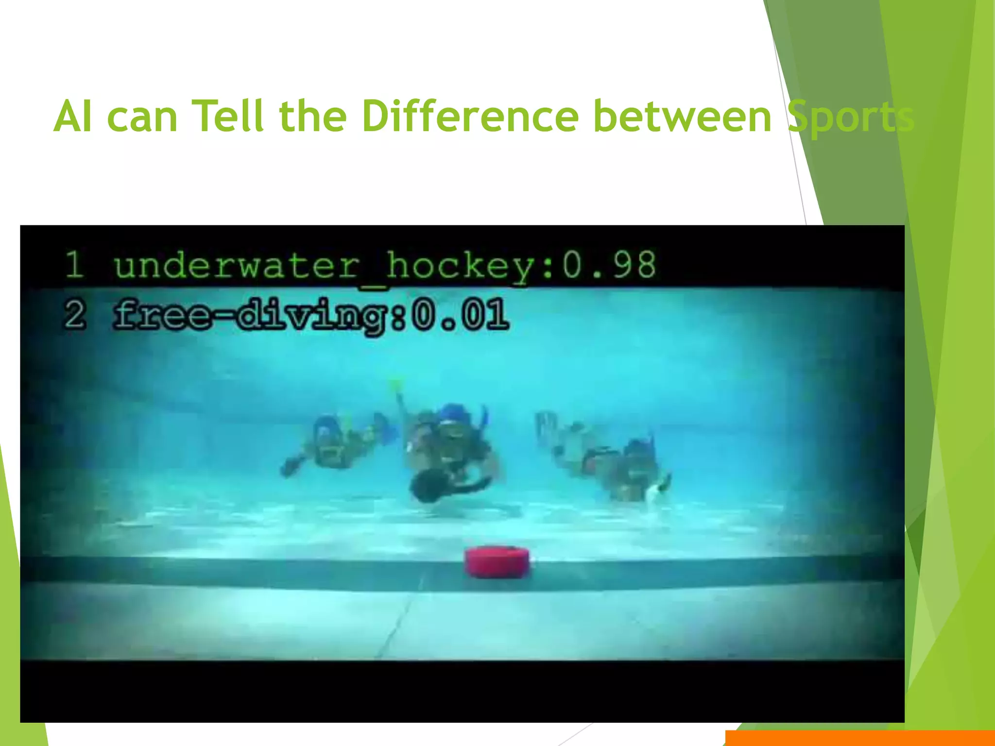 AI can Tell the Difference between Sports
 