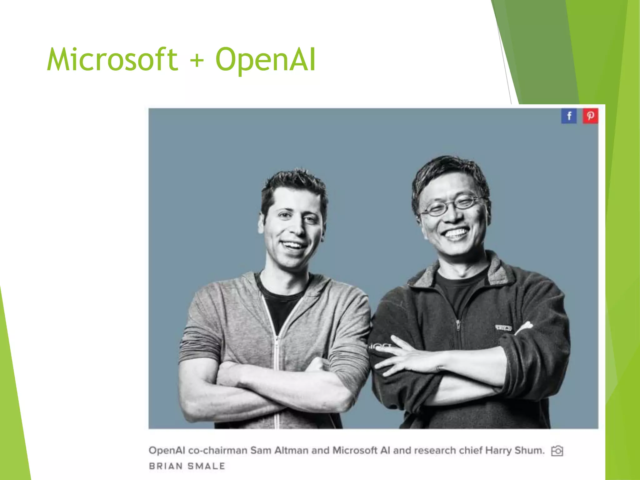 Microsoft + OpenAI
 