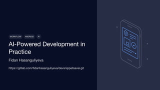 AI-Powered Workflow for Android Development | PDF