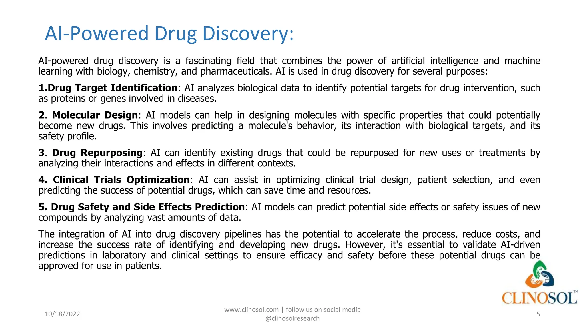 AI-powered Drug Discovery: Revolutionizing Precision Medicine | PPTX