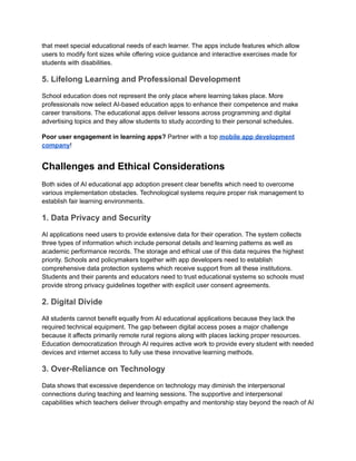 AI-Powered Education Apps: Shaping the Future of Learning in 2025 | PDF