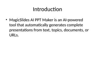 AI PPT Maker – Create Presentations in Seconds | PPTX