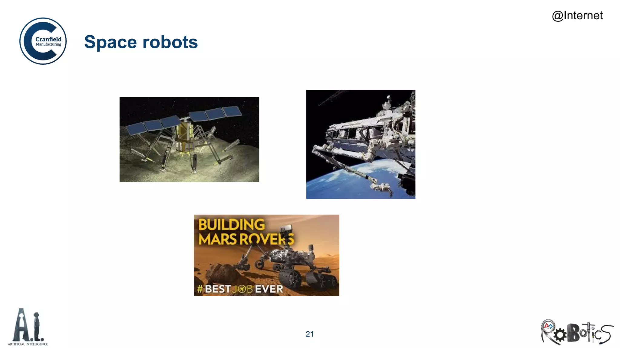 21
Space robots
@Internet
 