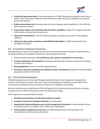 ARTIFICIAL INTELLIGENCE STRATEGIC PLAN Fiscal Years 2025-2027 | PDF