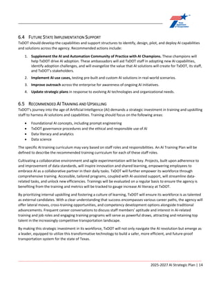 ARTIFICIAL INTELLIGENCE STRATEGIC PLAN Fiscal Years 2025-2027 | PDF