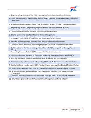 ARTIFICIAL INTELLIGENCE STRATEGIC PLAN Fiscal Years 2025-2027 | PDF
