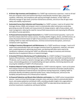 ARTIFICIAL INTELLIGENCE STRATEGIC PLAN Fiscal Years 2025-2027 | PDF