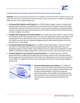 ARTIFICIAL INTELLIGENCE STRATEGIC PLAN Fiscal Years 2025-2027 | PDF