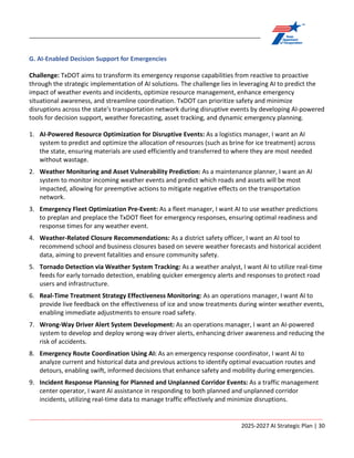 ARTIFICIAL INTELLIGENCE STRATEGIC PLAN Fiscal Years 2025-2027 | PDF