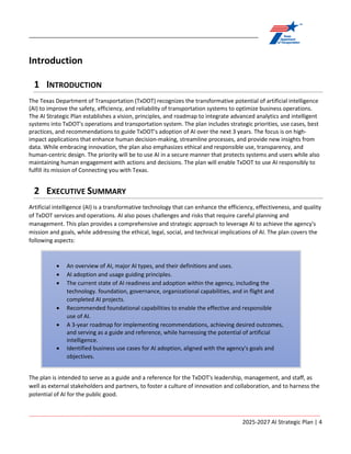 ARTIFICIAL INTELLIGENCE STRATEGIC PLAN Fiscal Years 2025-2027 | PDF