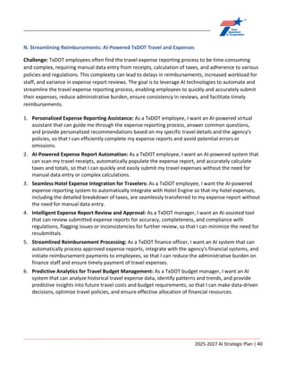 ARTIFICIAL INTELLIGENCE STRATEGIC PLAN Fiscal Years 2025-2027 | PDF