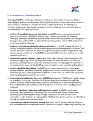 ARTIFICIAL INTELLIGENCE STRATEGIC PLAN Fiscal Years 2025-2027 | PDF