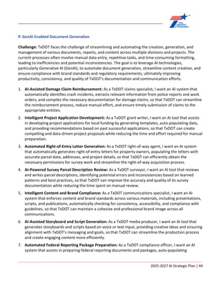 ARTIFICIAL INTELLIGENCE STRATEGIC PLAN Fiscal Years 2025-2027 | PDF