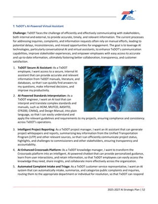 ARTIFICIAL INTELLIGENCE STRATEGIC PLAN Fiscal Years 2025-2027 | PDF