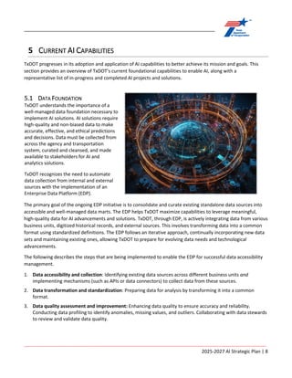 ARTIFICIAL INTELLIGENCE STRATEGIC PLAN Fiscal Years 2025-2027 | PDF