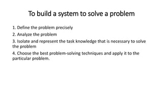 Comprehensive Overview of Problem Solving and State Space Search in ...