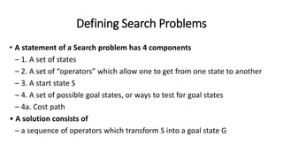 Comprehensive Overview of Problem Solving and State Space Search in ...