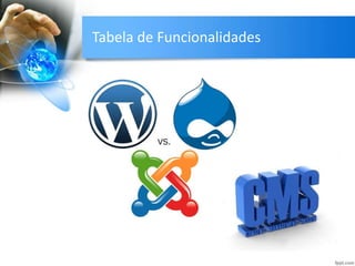 Tabela de Funcionalidades
 