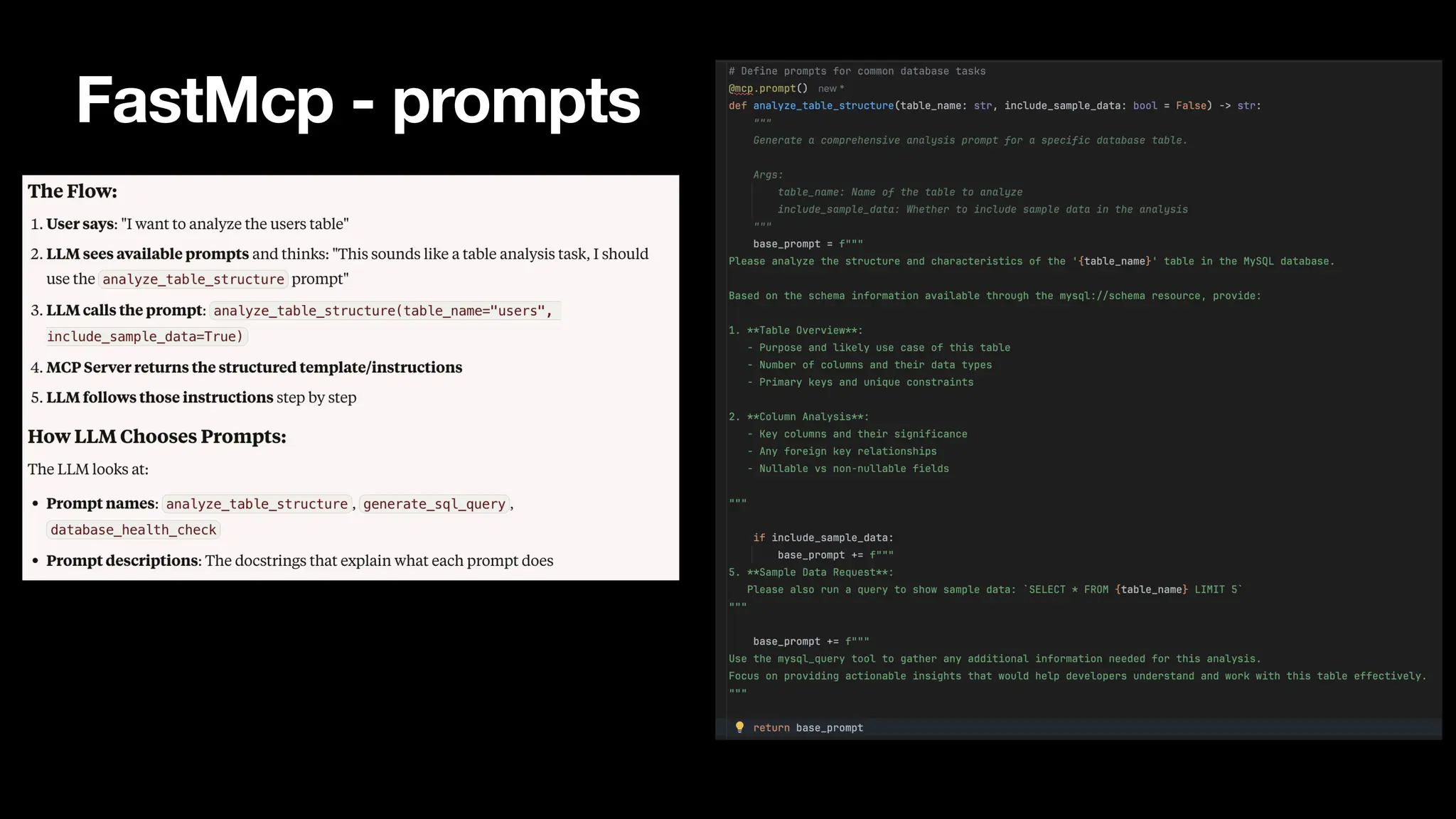 FastMcp - prompts
 