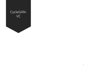 CycleGAN-
VC
7
 