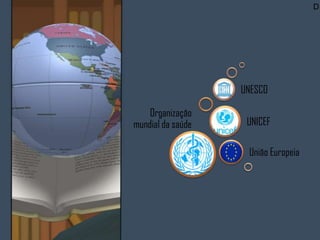 Organização
mundial da saúde
União Europeia
UNICEF
UNESCO
D
 