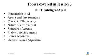 AI3391 ARTIFICAL INTELLIGENCE Session 3 Nature of environment.pptx
