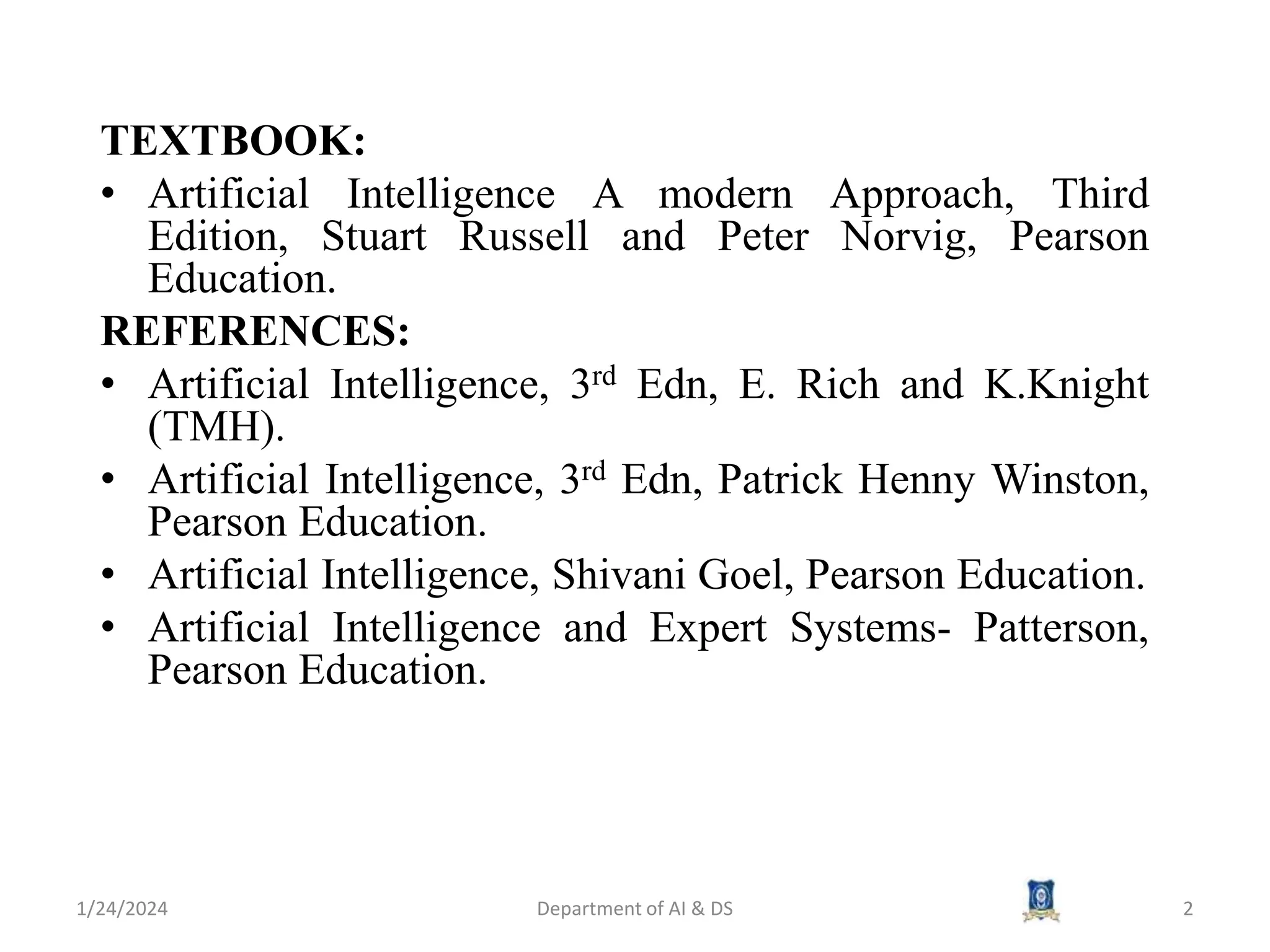 AI3391 Artificial intelligence Session 15 Min Max Algorithm.pptx